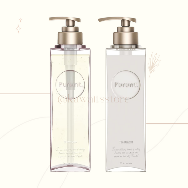 Purunt Moist Rich Serum Shampoo & Treatment Set (380 ml)